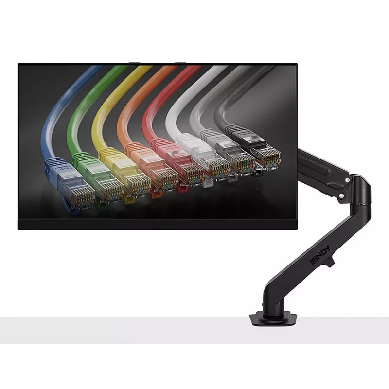 Lindy 40707 monitora stiprinājums / statīvs 68,6 cm (27 collas) galda melns