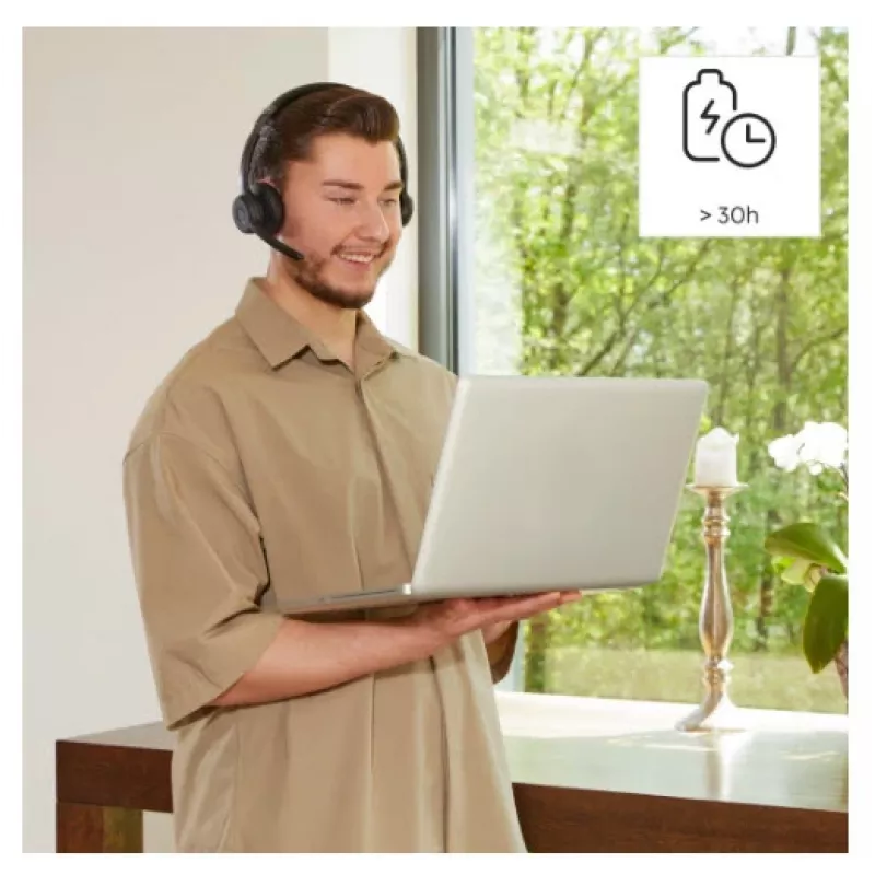 Hama BT700 Austiņas Bezvadu Galvas lente Zvani/Mūzika USB Type-C Bluetooth Melns
