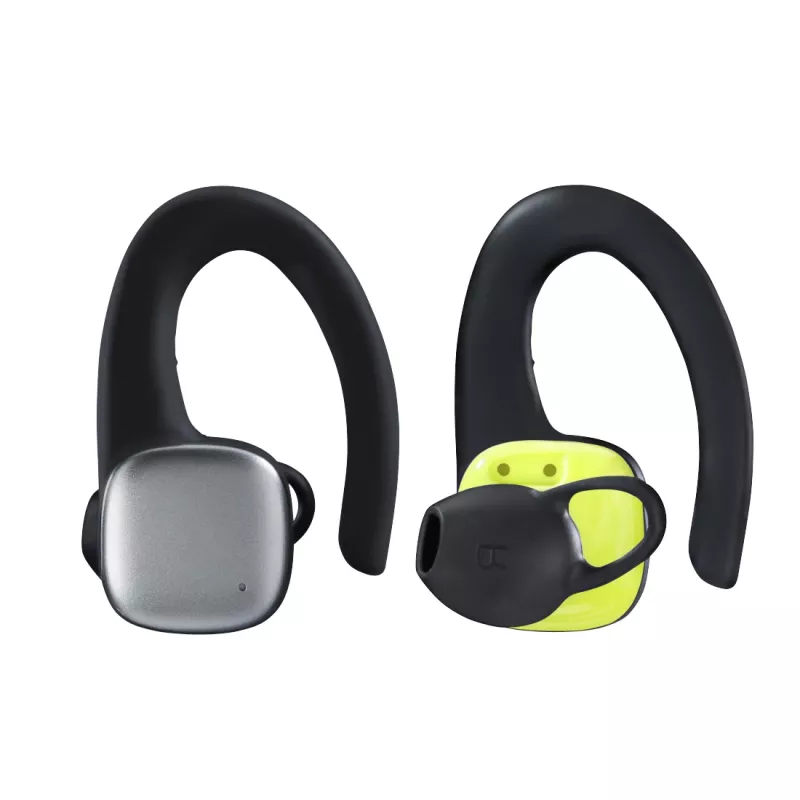 Hama Spirit Athletics austiņas True Wireless Stereo (TWS) ar auss āķi sportam Bluetooth melnas
