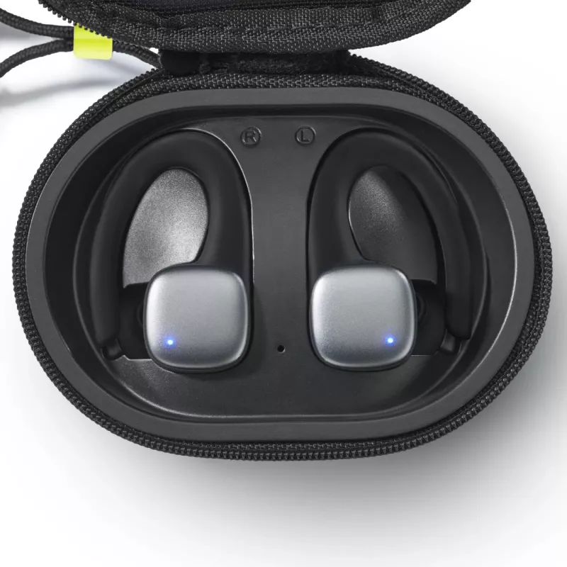 Hama Spirit Athletics austiņas True Wireless Stereo (TWS) ar auss āķi sportam Bluetooth melnas
