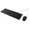 Trust TKM-250 tastatūra ar peli iekļauta Biroja USB QWERTZ vācu melna
