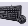 Trust TKM-250 tastatūra ar peli iekļauta Biroja USB QWERTZ vācu melna