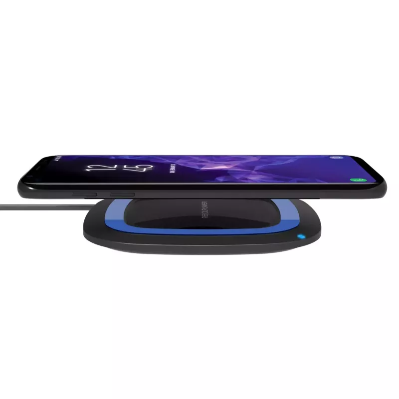 Charger Indoor RealPower FreeCharge-10 Smartphone Melns