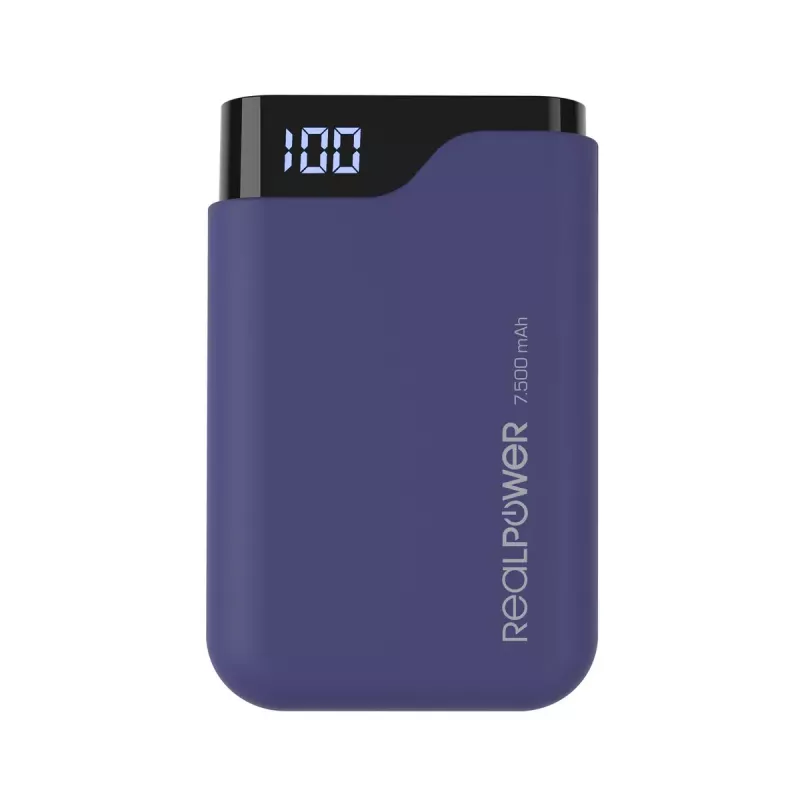 Portable baterija RealPower PB-7500C 7500 mAh