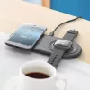 RealPower ChargeAIR Duo viedtālruņa un viedpulksteņa lādētājs, melns, USB, iekštelpām