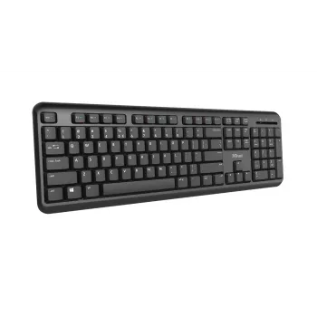 Trust Ody tastatūra birojam RF bezvadu QWERTZ vācu melna