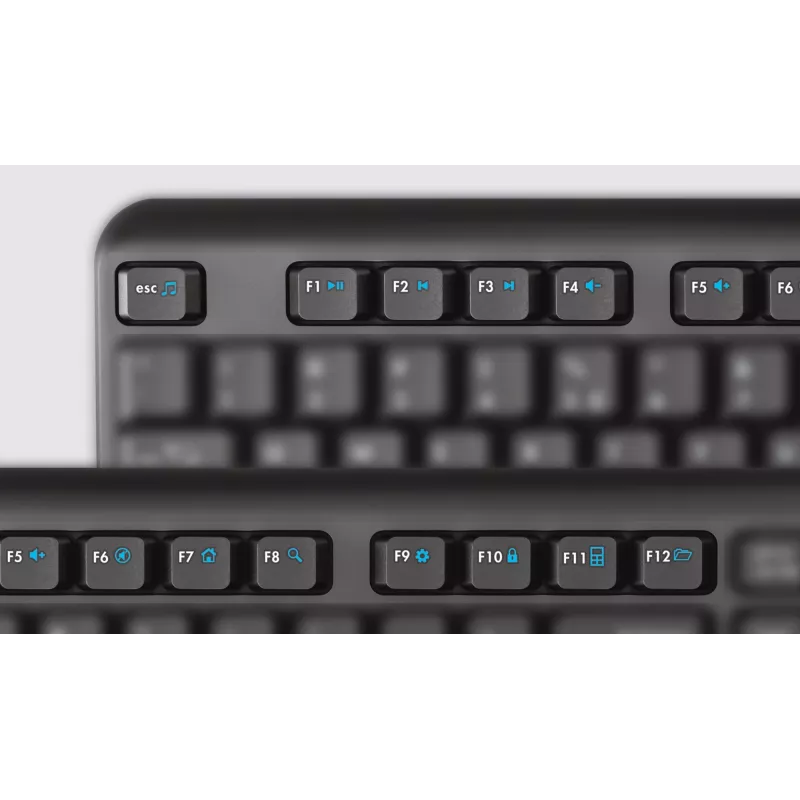Trust Ody tastatūra birojam RF bezvadu QWERTZ vācu melna