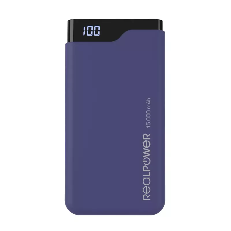 Pārnēsājams lādētājs RealPower PB-15000C 15000 mAh