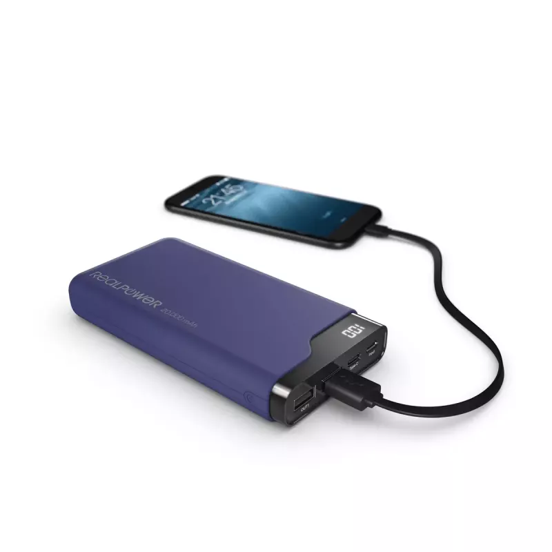 Pārnēsājams lādētājs RealPower PB-15000C 15000 mAh