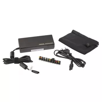Strāvas adapteris/invertors RealPower 140474 iekštelpu 40 W melns