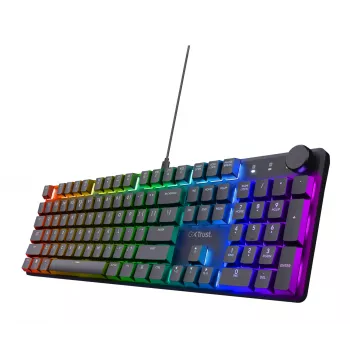 Spēļu tastatūra Trust GXT 866 Torix mehāniska USB QWERTZ melna