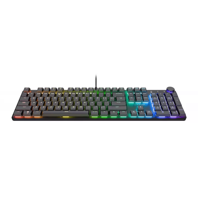 Spēļu tastatūra Trust GXT 866 Torix mehāniska USB QWERTZ melna