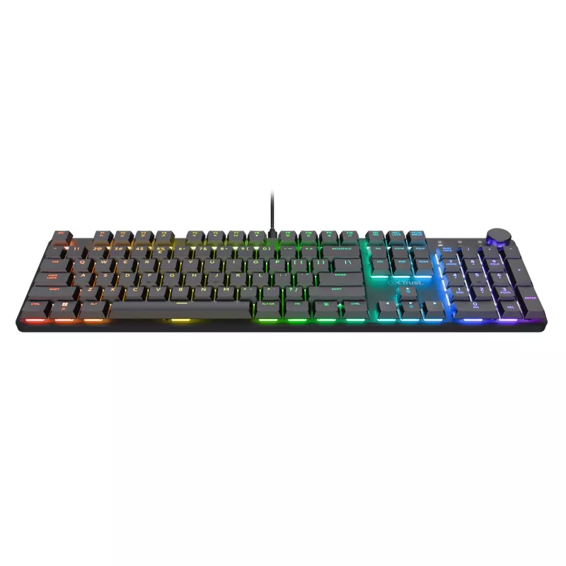 Spēļu tastatūra Trust GXT 866 Torix mehāniska USB QWERTZ melna
