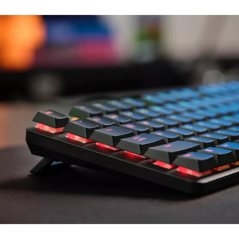 Spēļu tastatūra Trust GXT 866 Torix mehāniska USB QWERTZ melna