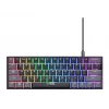Trust GXT 867 Acira klaviatūra spēlēm USB QWERTZ vācu Melna Pelēka 60% mehāniski RGB