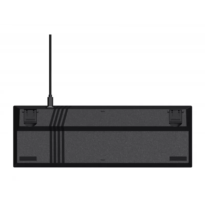 Trust GXT 867 Acira klaviatūra spēlēm USB QWERTZ vācu Melna Pelēka 60% mehāniski RGB