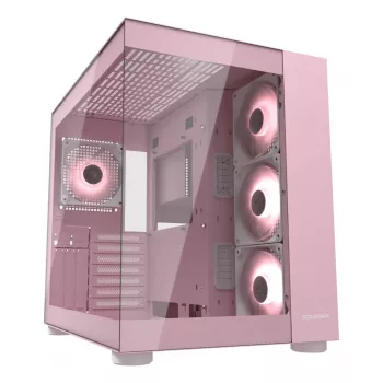 PC korpuss COUGAR Gaming FV150 RGB Midi Tower rozā krāsā