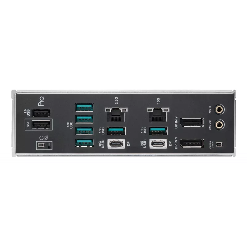 Mātesplate ASUS PRO WS W890-SAGE — Intel W890, LGA 4710-2, CEB, 8× DIMM, DDR5, četrkanālu, 2.5G un 10G Ethernet