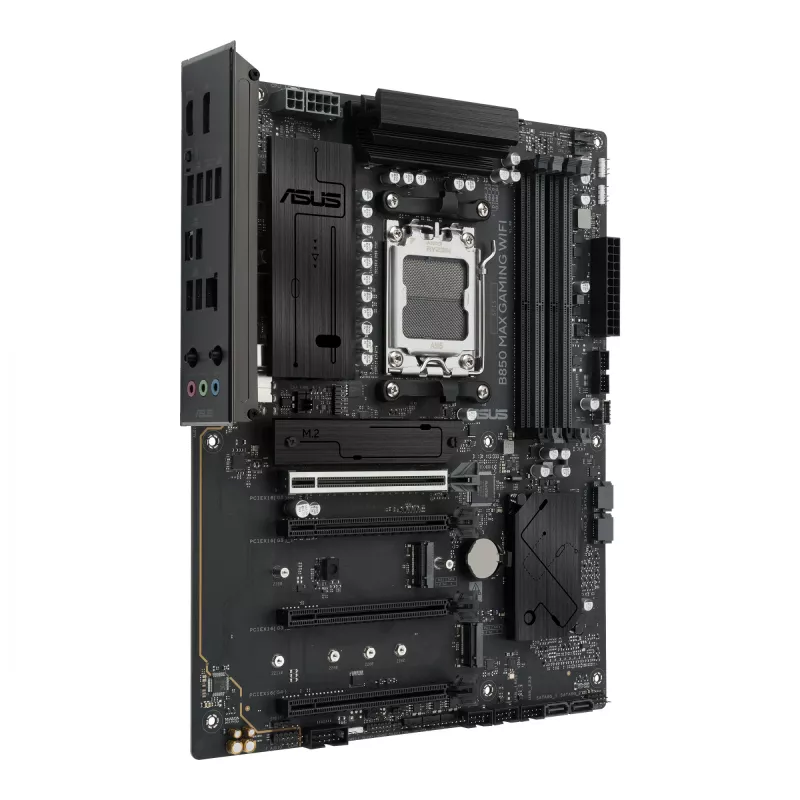 Mātesplate ASUS B850 MAX GAMING WIFI Socket AM5 ATX, AMD B850, DDR5, 4 DIMM, 256 GB, Wi‑Fi 6E, 2.5Gb Ethernet