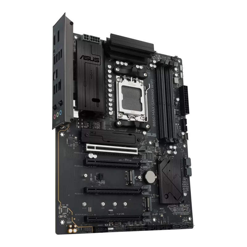 Mātesplate ASUS B850 MAX GAMING WIFI Socket AM5 ATX, AMD B850, DDR5, 4 DIMM, 256 GB, Wi‑Fi 6E, 2.5Gb Ethernet