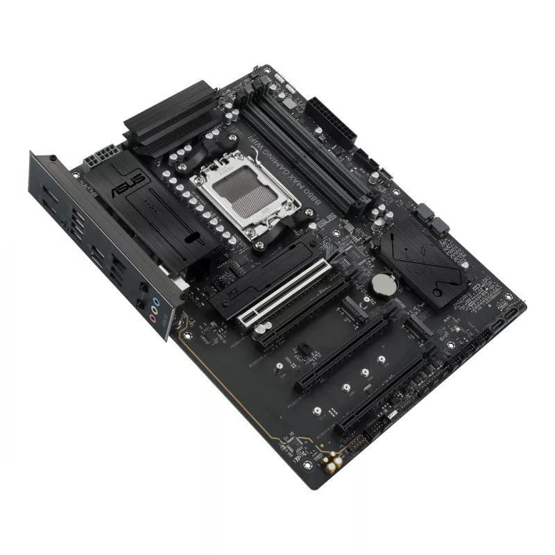 Mātesplate ASUS B850 MAX GAMING WIFI Socket AM5 ATX, AMD B850, DDR5, 4 DIMM, 256 GB, Wi‑Fi 6E, 2.5Gb Ethernet