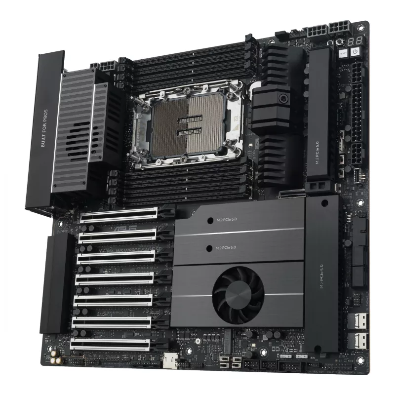 Mātesplate ASUS Pro WS W890E-SAGE SE — Intel W890, LGA 4710-2, EEB, 8x DIMM DDR5, astoņkanālu, 10GbE