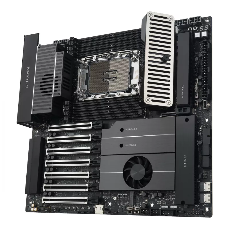 Mātesplate ASUS Pro WS W890E-SAGE SE — Intel W890, LGA 4710-2, EEB, 8x DIMM DDR5, astoņkanālu, 10GbE