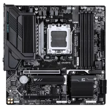 GIGABYTE B840M GAMING X WIFI6E mātesplate - AMD Ryzen 9000 CPU, 8+2+2 fāžu VRM, līdz 8200 MHz DDR5 (O.C), 2x PCIe 4.0 M.2, Wi-Fi 6E, 2.5 GbE LAN, USB 3.2 Gen 1