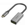 Hama 00200303 kabeļa pārveidotājs dzimuma maiņai USB-C HDMI Pelēks