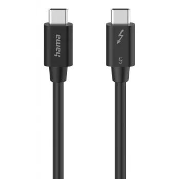 Hama USB-C USB kabelis USB 3.2 Gen 2 (3.1 Gen 2) 1 m USB C Melns
