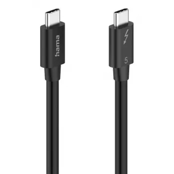 Hama USB-C USB kabelis USB 3.2 Gen 2 (3.1 Gen 2) 1 m USB C Melns