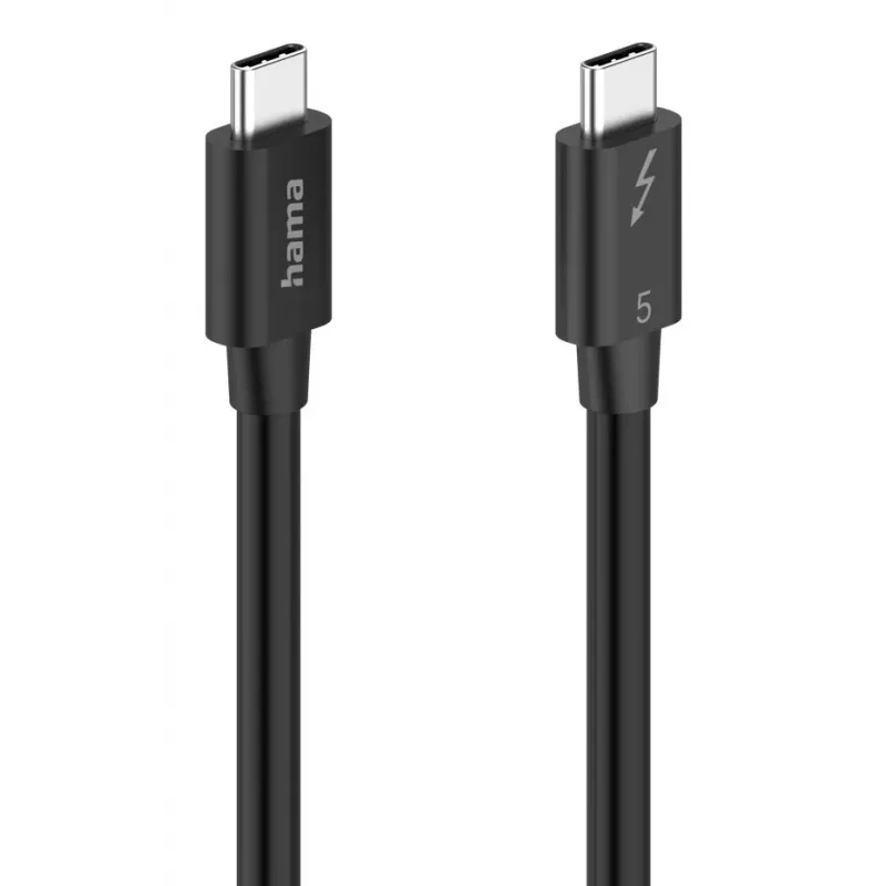 Hama USB-C USB kabelis USB 3.2 Gen 2 (3.1 Gen 2) 1 m USB C Melns