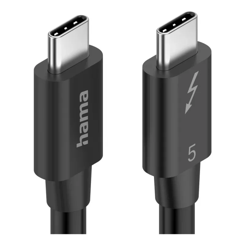 Hama USB-C USB kabelis USB 3.2 Gen 2 (3.1 Gen 2) 1 m USB C Melns