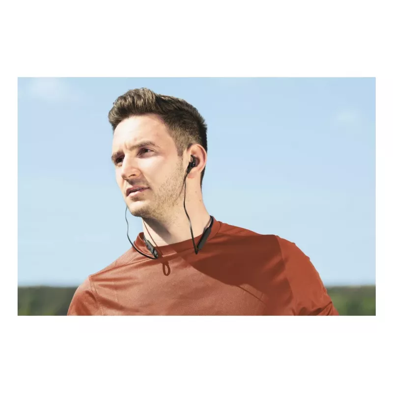 Hama Freedom Neck III austiņas, bezvadu, auss āķis, ievietojamas, sportam, melnas