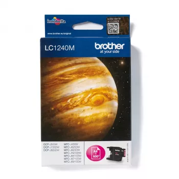Brother LC1240M tintes kasetne 1 gab. Oriģināla fuksīna