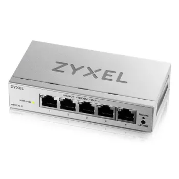 Pārvaldāms L2 Gigabitu galda slēdzis Zyxel GS1200-5V3 — 5 x RJ-45 10/100/1000, 10 Gbps komutācija