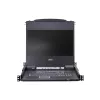 Rack konsole ATEN CL5716MW 17,3 collas (43,9 cm) FHD 1920×1080 TFT-LCD, USB/PS/2 K&M, VGA, 1U metāls/plastmasa