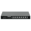 Intellinet 8-Port 2.5G Ethernet PoE+ Switch astoņi 10/100/1000/2500 Mb/s PSE PoE+ porti, 100 W PoE jaudas budžets, nepārvaldāms, darbvirsmas formāts, iespēja stiprināt pie sienas