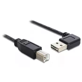 USB kabelis DeLOCK 1m USB 2.0 A - B v/v melns