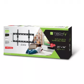 Techly ICA-PLB 261M TV kronšteins/statīvs 142,2 cm (56 collas) melns