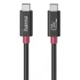 Hama USB-C kabelis, E-Marker, USB4 Gen4, 80 Gbit/s, 5 A, 240 W, 1,00 m