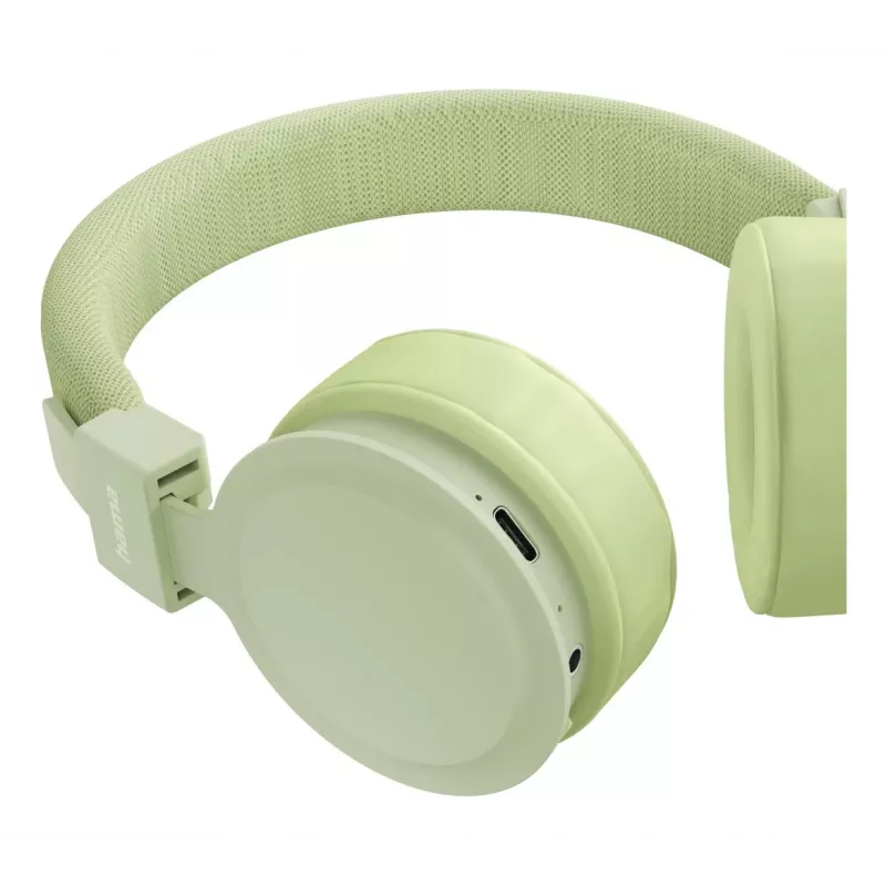Hama Freedom Lit III Headset Wireless Head-band Calls/Music USB Type-C zaļa