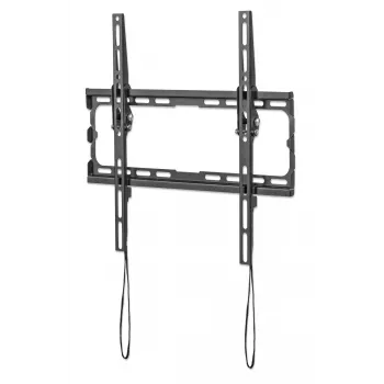 Manhattan sienas stiprinājums televizoram un monitoriem (noliecams), ekrāniem no 32 collām līdz 55 collām, VESA saderība: visi starp 200x200mm līdz 400x400mm - pārbaudiet četru montāžas caurumu izmērus ekrāna aizmugurē, lai nodrošinātu atbilstību, maks. 35kg, melns, kronšteins