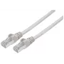 Intellinet Network komutācijas kabelis, Cat6, 0,5 m, pelēks, varš, S/FTP, LSOH / LSZH, PVC, RJ45, zeltīti kontakti, bez aizķeršanās, ar apvalku, mūža garantija