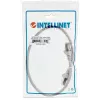 Intellinet Network komutācijas kabelis, Cat6, 0,5 m, pelēks, varš, S/FTP, LSOH / LSZH, PVC, RJ45, zeltīti kontakti, bez aizķeršanās, ar apvalku, mūža garantija