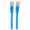 Intellinet tīkla kabeļa plāksteris, Cat6, 1 m, zils, varš, S/FTP, LSOH / LSZH, PVC, RJ45, zeltīti kontakti, bez aizķeršanās, ar aizsarguzmavu, mūža garantija