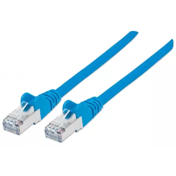 Intellinet tīkla komutācijas kabelis, Cat6, 10 m, zils, varš, S/FTP, LSOH / LSZH, PVC, RJ45, apzeltīti kontakti, bez aizķeršanās, ar apvalku, mūža garantija