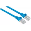 Intellinet tīkla komutācijas kabelis, Cat6, 10 m, zils, varš, S/FTP, LSOH / LSZH, PVC, RJ45, apzeltīti kontakti, bez aizķeršanās, ar apvalku, mūža garantija