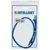 Intellinet tīkla komutācijas kabelis, Cat6, 0,5 m, zils, varš, S/FTP, LSOH / LSZH, PVC, RJ45, apzeltīti kontakti, bez aizķeršanās, ar aizsarguzmavu, mūža garantija