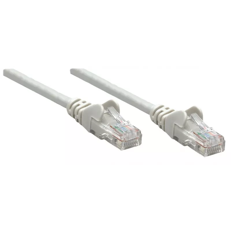 Intellinet tīkls komutācijas kabelis, Cat6A, 0,25 m, pelēks, varš, S/FTP, LSOH / LSZH, PVC, RJ45, ar zeltu pārklāti kontakti, bez aizķeršanās, ar aizsargvāciņu, mūža garantija